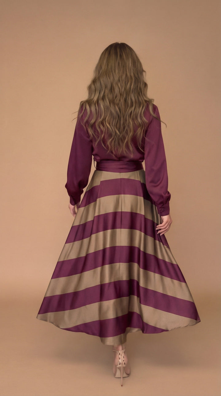 Women’s Striped Maxi Dress