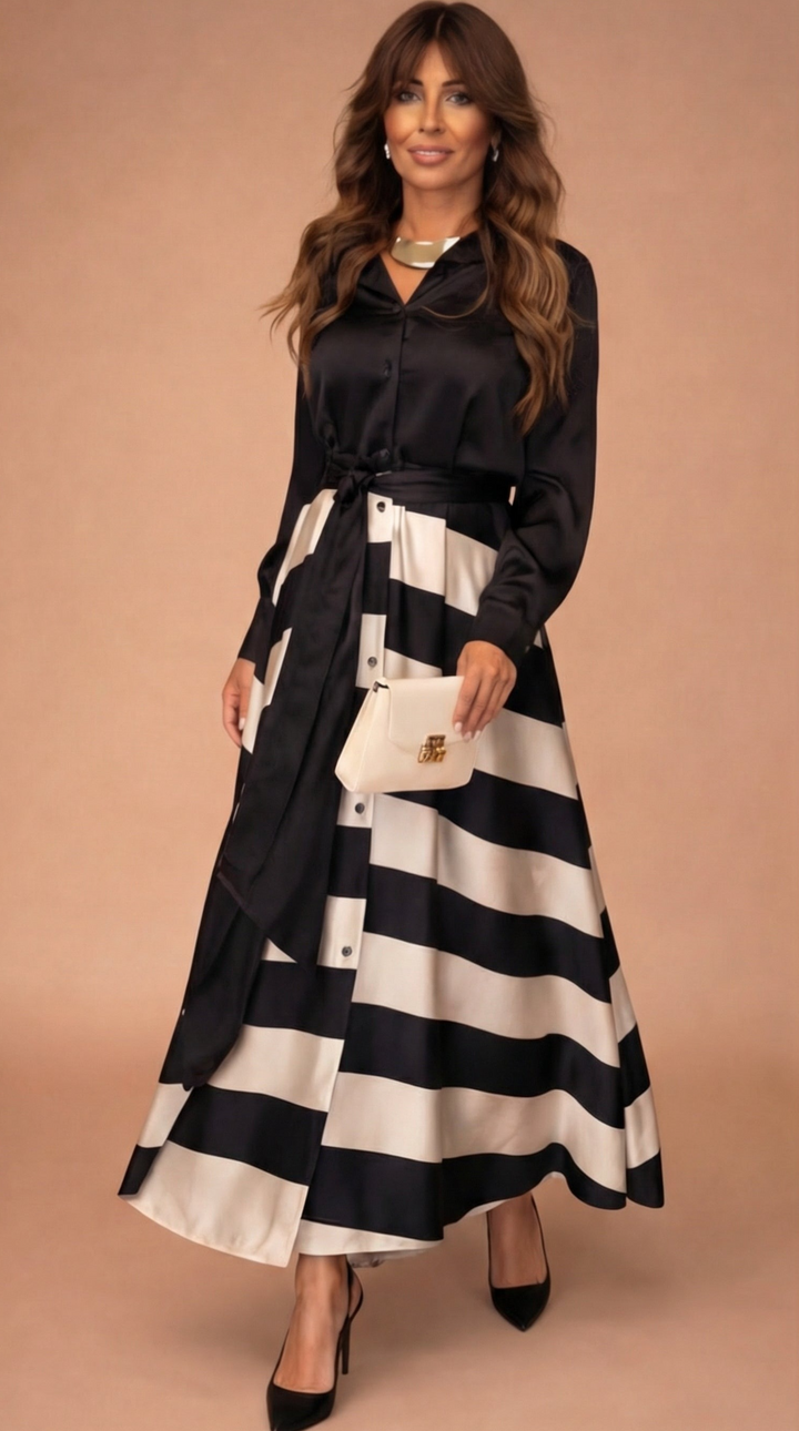 Women’s Striped Maxi Dress