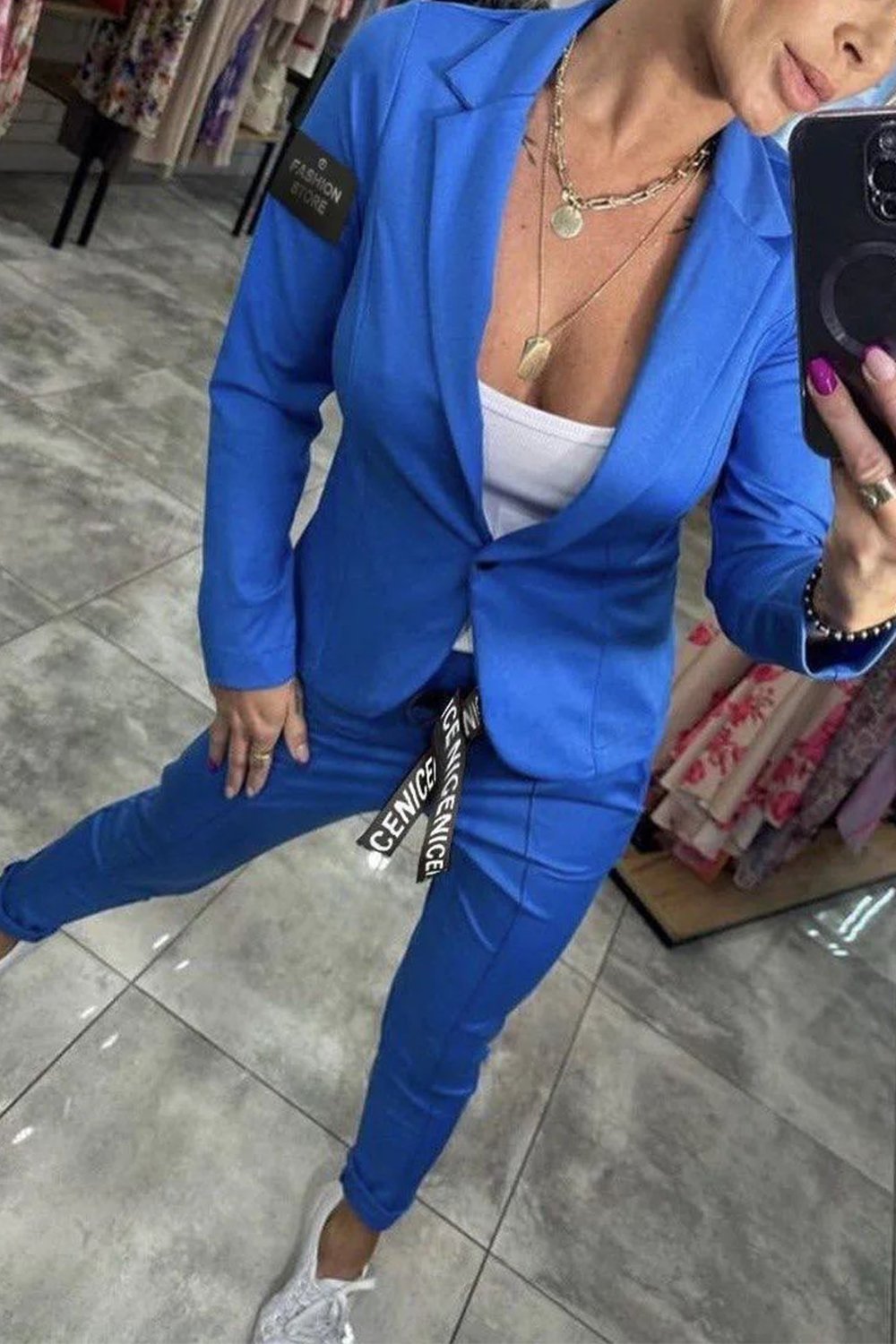Women’s Relaxed Solid Color Two-Piece Set