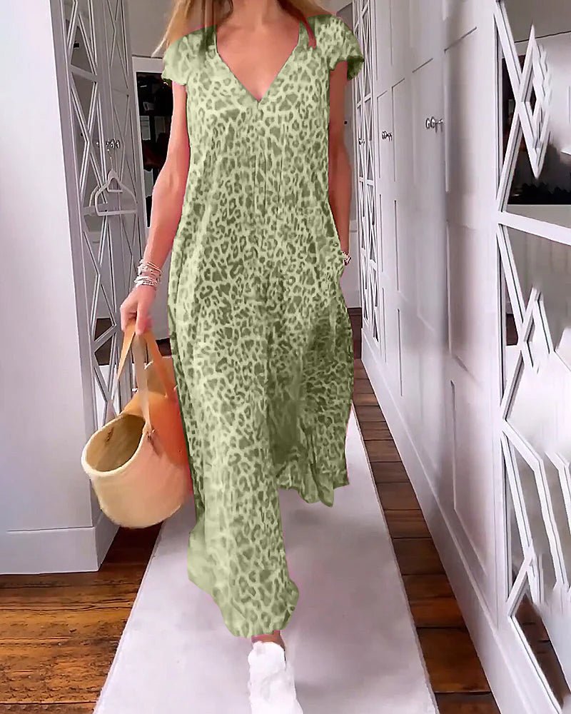 Women’s V-Neck Maxi Dress