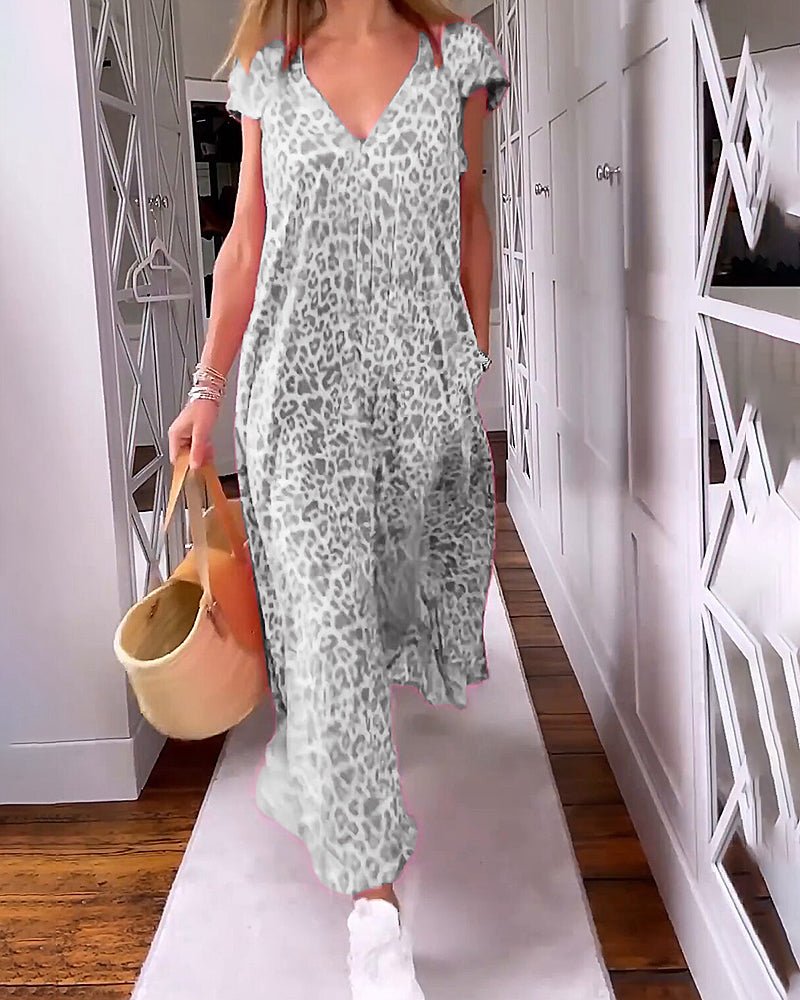 Women’s V-Neck Maxi Dress