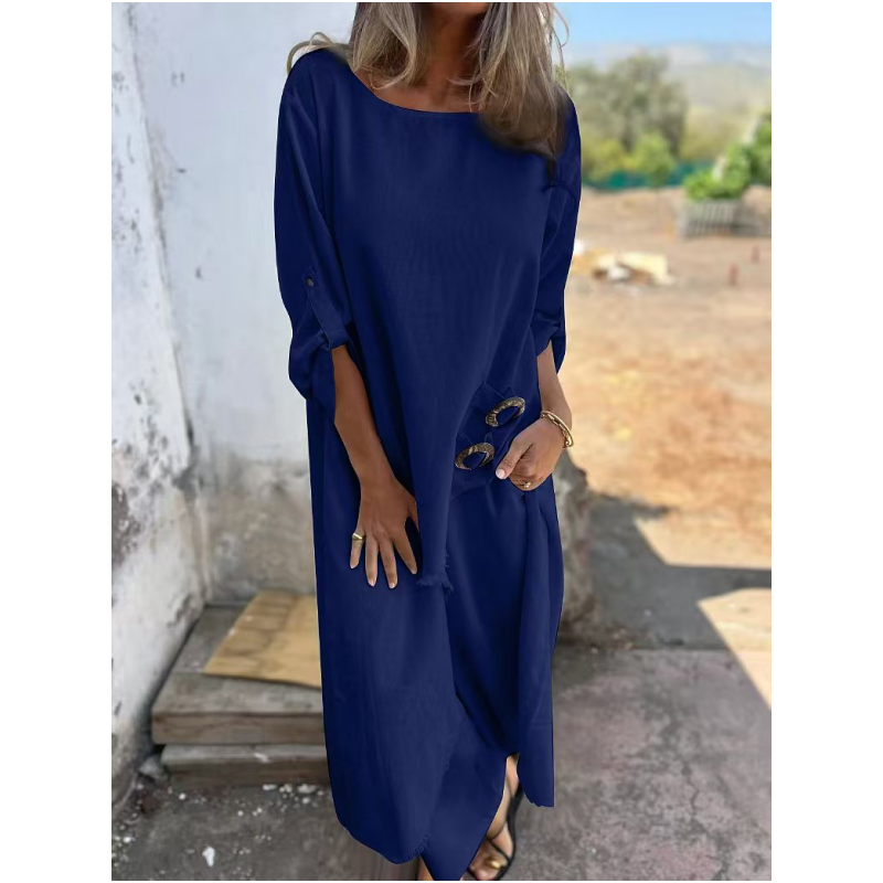 Women’s Comfortable Two-Piece Dress And Pants Set